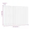 Wand-Kopfteil Honigbraun 127,5x3x90 cm Massivholz Kiefer , Produktbild-Vorschau 8