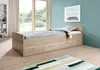 Bradford Modernes Einzelbett mit 3X Schubkästen 90 x 200 cm Produktbild-Vorschau 6