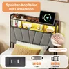 UnboxG Metallbett 90x200 mit Stauraum-Kopfteil,LED und Produktbild-Vorschau 4