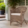 KRINES HOME fotel rattanowy wiejski fotel wiklinowy z Podgląd zdjęcia produktu 2