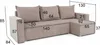 Mango-Ecksofa mit Schlaffunktion und Bettkasten in zoom 3 Produktbild-Vorschau 7