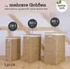 Lycce Wäschekorb mit Deckel Nischenwäschekorb Seegras Produktbild-Vorschau 5