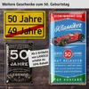 Retro Blechschild 50 Geburtstag Schild, 50 JAHRE OLDTIMER, Produktbild-Vorschau 7