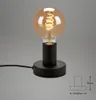 Nachttischlampe Retro mit Kabelschalter, E27 Fassung, max. Produktbild-Vorschau 6
