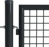 Doppelflügeliges Zauntor 3m OLGA H.150cm grau Produktbild-Vorschau 11