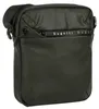 A studio shot of a dark green messenger bag. Produktbild-Vorschau
