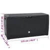 vidaXL Gartentruhe Anthrazit 119x48x60 cm Polipropylen Podgląd zdjęcia produktu 11