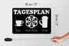 Blechschild Tagesplan Tasse Dart Bier, 30 x 20 cm, Produktbild-Vorschau 6