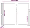 vidaXL Tenda laterale estensibile Verde scuro 170x300 cm Anteprima dell’immagine prodotto 8