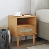 vidaXL Nachttisch SENJA Rattan-Look Braun 40x35x48cm Produktbild-Vorschau 13