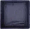 A top-down view of an empty, dark blue fabric storage box. Produktbild-Vorschau