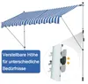 Klemmmarkise mit Handkurbel, Gelenkarmmarkise ohne Bohren, Produktbild-Vorschau 7