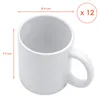 1.06 Kaffeebecher KLASSIK in weiß - ca. 310ml / 12er Set - Produktbild-Vorschau 2