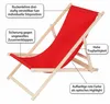 Mucola skládací plážové lehátko dřevěné zahradní lehátko Náhled obrázku produktu 5