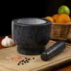 Montessa Mörser mit Stößel aus massivem Granit, ideal zum Produktbild-Vorschau 4