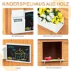 SUGIFT Kinderspielhaus Holz mit Briefkasten & Tafel, Produktbild-Vorschau 6