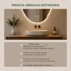 S'AFIELINA Lustro Łazienkowe LED 48 × 72 cm, Podświetlane, Podgląd zdjęcia produktu 6