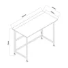 Maclean Klapptisch schwarz mobil Platte 100x50cm max. 50kg Produktbild-Vorschau 6