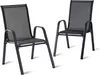 Sedie da giardino Relaxdays, set da 2, schienale alto, Anteprima dell’immagine prodotto 1