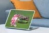MuchoWow® Laptop Aufkleber Sticker Cover Grashüpfer - Blume Produktbild-Vorschau 4