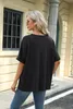ASKSA Damen T-Shirt Sommer Kurzarm Oversized Rundhals Produktbild-Vorschau 6