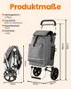 Einkaufstrolley klappbar mit Kühlfach 55 L – Shopping Produktbild-Vorschau 6