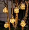 LUMILED 6er Set Solar Hängelaterne 12 cm IP44 3000K 20 LEDs Produktbild-Vorschau 1