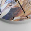 Wanduhr - Rund - Glasuhr - Pferd Tier Bindung - 40x40cm - Produktbild-Vorschau 5