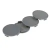 4X 63,5mm Nabenkappen Felgen Deckel Kappen Grau Flach Produktbild-Vorschau 6