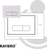 Raybro Betätigungsplatte Mocha 15 Universal für Produktbild-Vorschau 3
