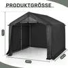 FCH 240X240X210CM: Domček pre náradie, garážový stan, krytý Náhľad obrázku produktu 4