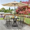 Yaheetech Gartentisch Balkontisch mit Schirmloch Produktbild-Vorschau 4