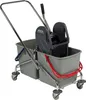 Portarifiuti doppio cromato 2x27l con pressino Anteprima dell’immagine prodotto 1