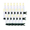 A set of LED Christmas tree candles with green clips. Produktbild-Vorschau