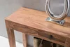 Wohnling Acacia Table console massive 120 cm avec 1 tiroir Voir les images du produit 3