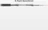 PremiumX 50m BASIC Koaxialkabel schwarz 135dB 4-fach SAT Produktbild-Vorschau 2