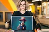 MuchoWow® Laptop Aufkleber Sticker Cover Hund - Hut - Jacke Produktbild-Vorschau 5