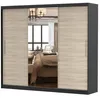 A sliding door wardrobe with mirrored panels. Produktbild-Vorschau