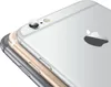A close-up view of the backs of three iPhones stacked on top of each other, showing the camera lens and the Apple logo. Produktbild-Vorschau