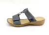 Rieker  Damenschuhe Pantoletten Bequem Pantolette Blau Productafbeelding-voorbeeld 46