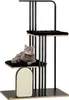 A cat is lying on a multi-level cat tree. Anteprima dell’immagine prodotto