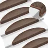 vidaXL Podkładki pod nogi 15 szt. 56x17x3 cm kawowy brąz Podgląd zdjęcia produktu 2