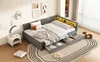 Dagbed 140 x 200 cm met 2 lades, LED-verlichting, USB- en Productafbeelding-voorbeeld 18