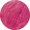 A close-up view of pink yarn with metallic threads. Produktbild-Vorschau
