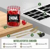 UISEBRT Sada 24 pohárov na džem s červenými a bielymi Náhľad obrázku produktu 7