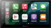 A car stereo display showing various app icons. Produktbild-Vorschau
