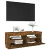 vidaXL Armoire TV avec lampes LED Chêne fumé 100x35x40 cm - Voir les images du produit 14