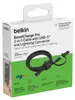 2-in-1 Cable - BELKIN - USB-C and Lightning - Black Productafbeelding-voorbeeld 27