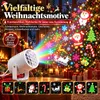 LED Weihnachtsprojektor Außen, Weihnachtsmann Schneeflocken Produktbild-Vorschau 6