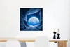 MuchoWow® Poster Höhle - Mond - Weltraum - Universum - Blau Produktbild-Vorschau 5